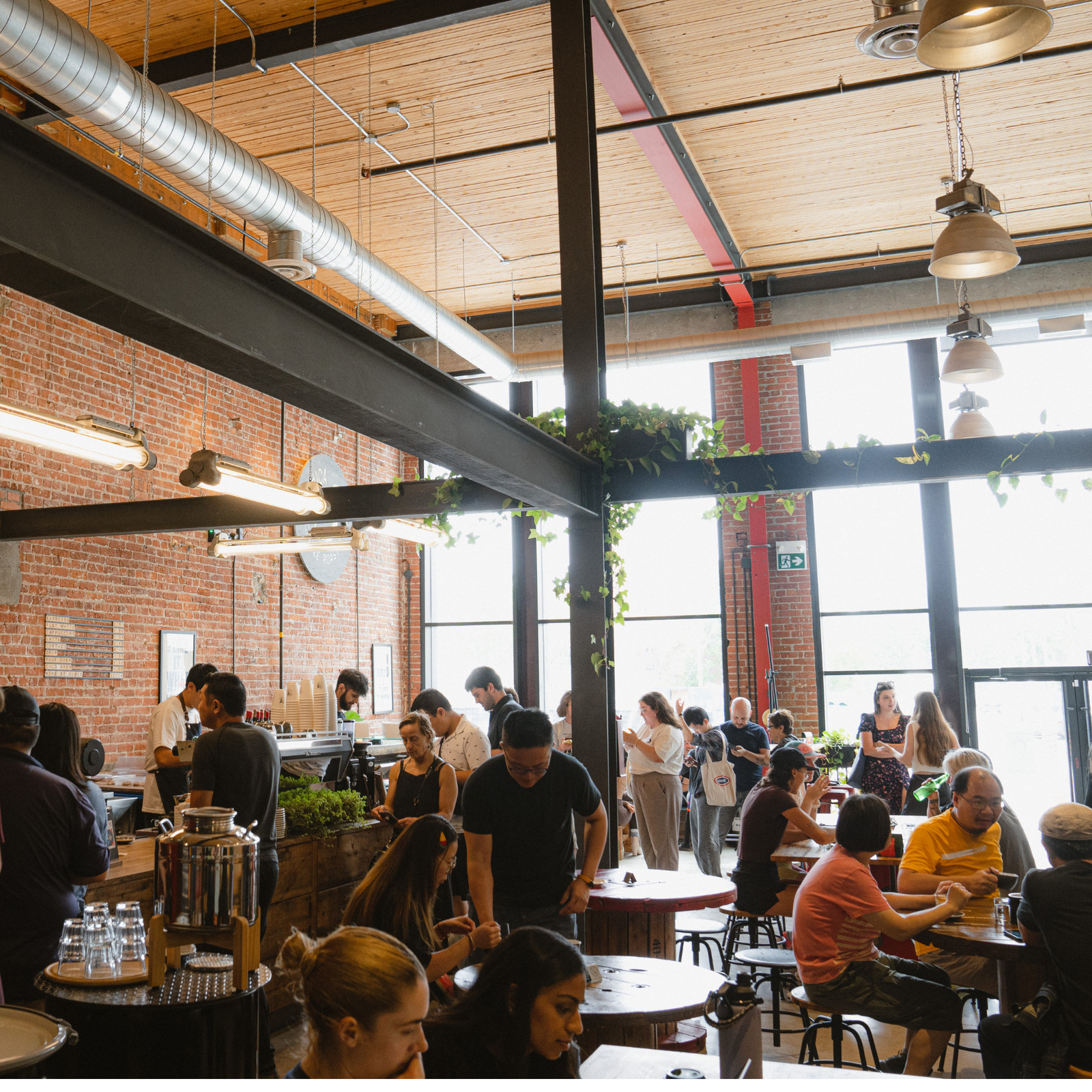 ethica coffee cafe filled with people