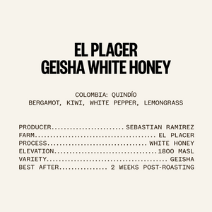 ETHICA SPECTRUM - El Placer Geisha White Honey