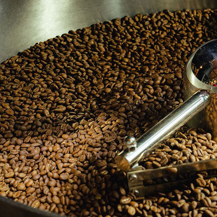 specialty coffee cooling in the roaster