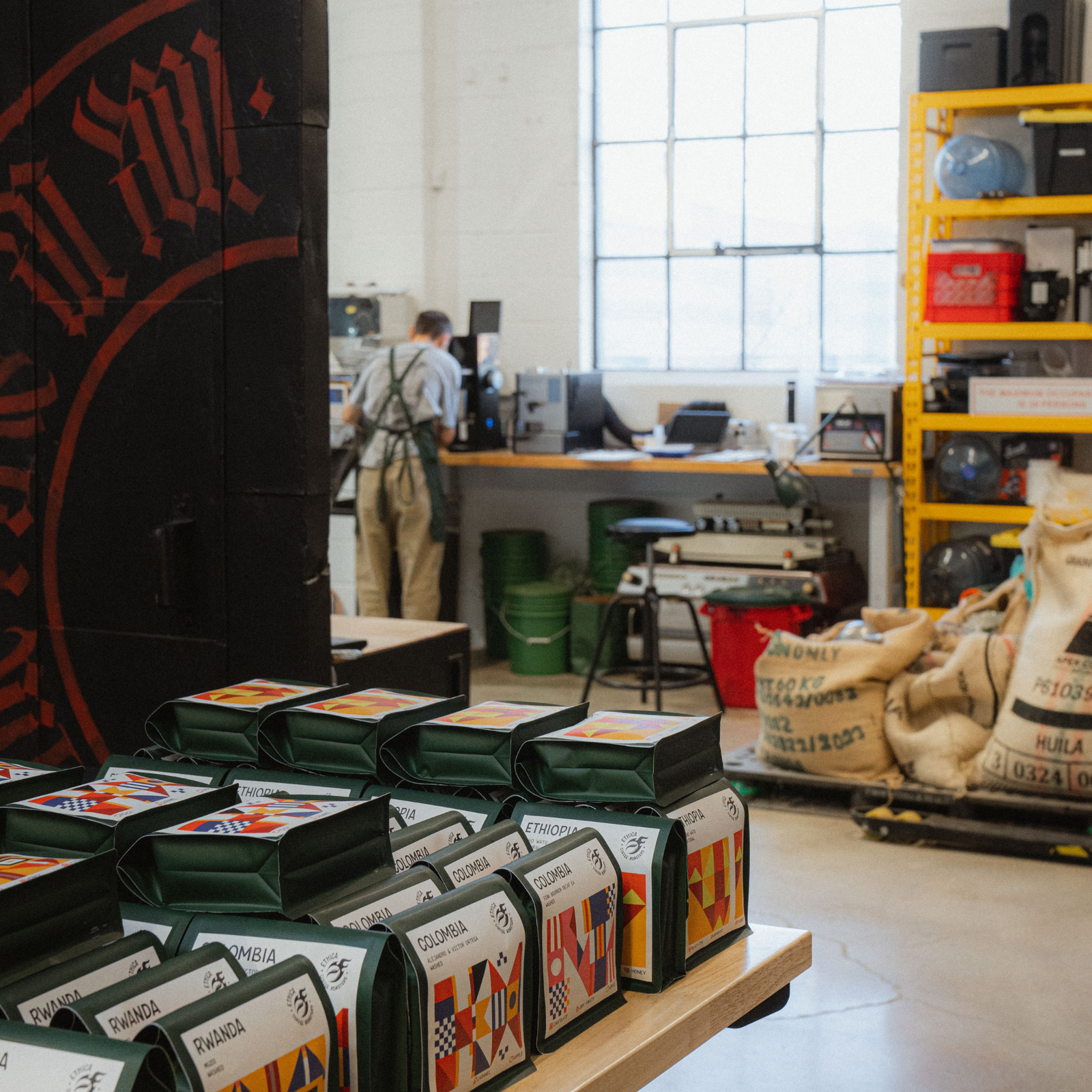 scenic shot of a specialty coffee cafe