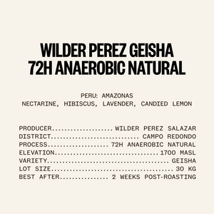 ETHICA SPECTRUM - Wilder Perez Geisha 72H Anaerobic Natural