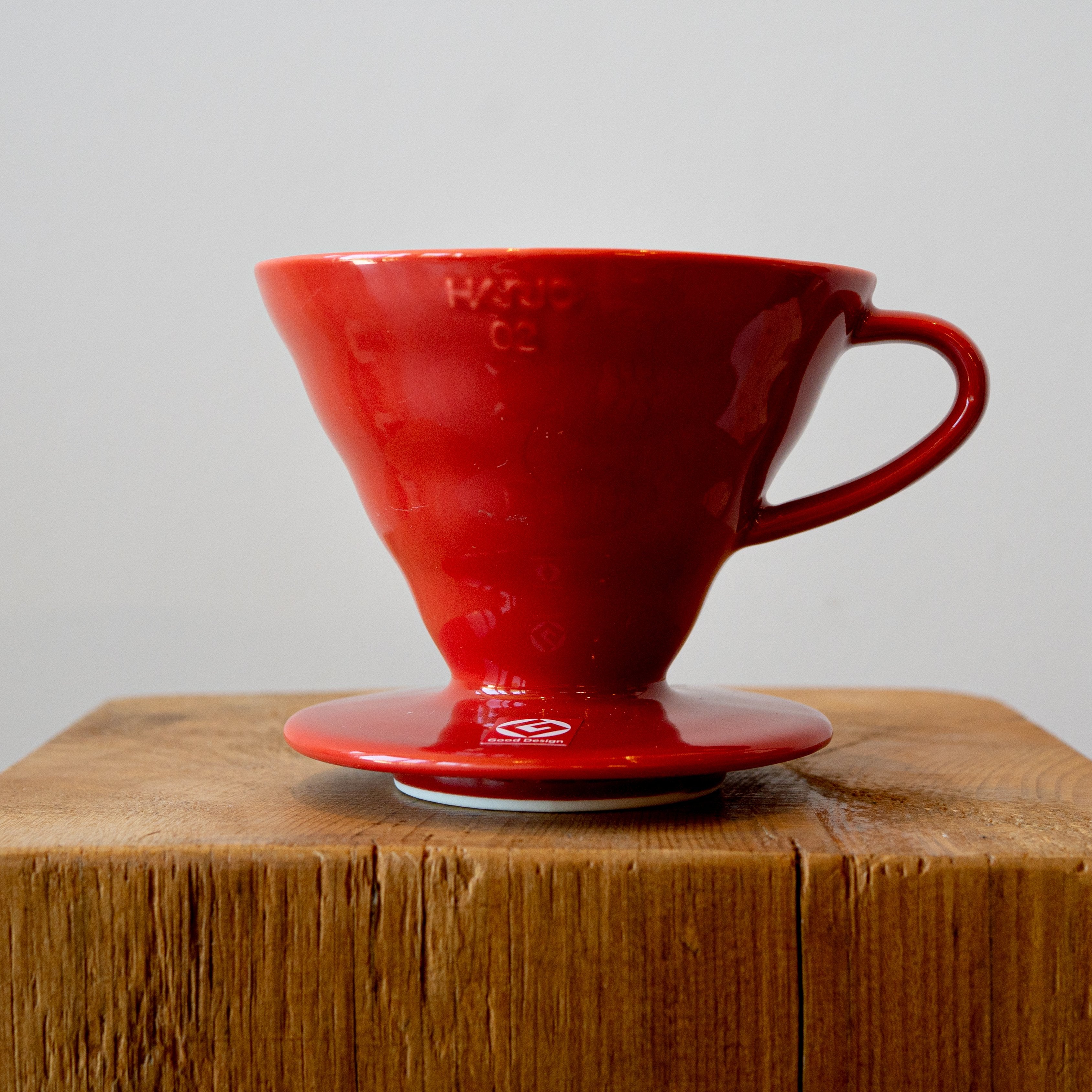 HARIO V60 Red Plastic 02 – Right Side Coffee